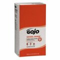 Gojo 7556-02 Natural Orange Pumice Hand Cleaner 5000 mL Refill Citrus Scent, 2PK 2065844